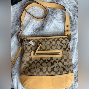 Coach Tan Monogram